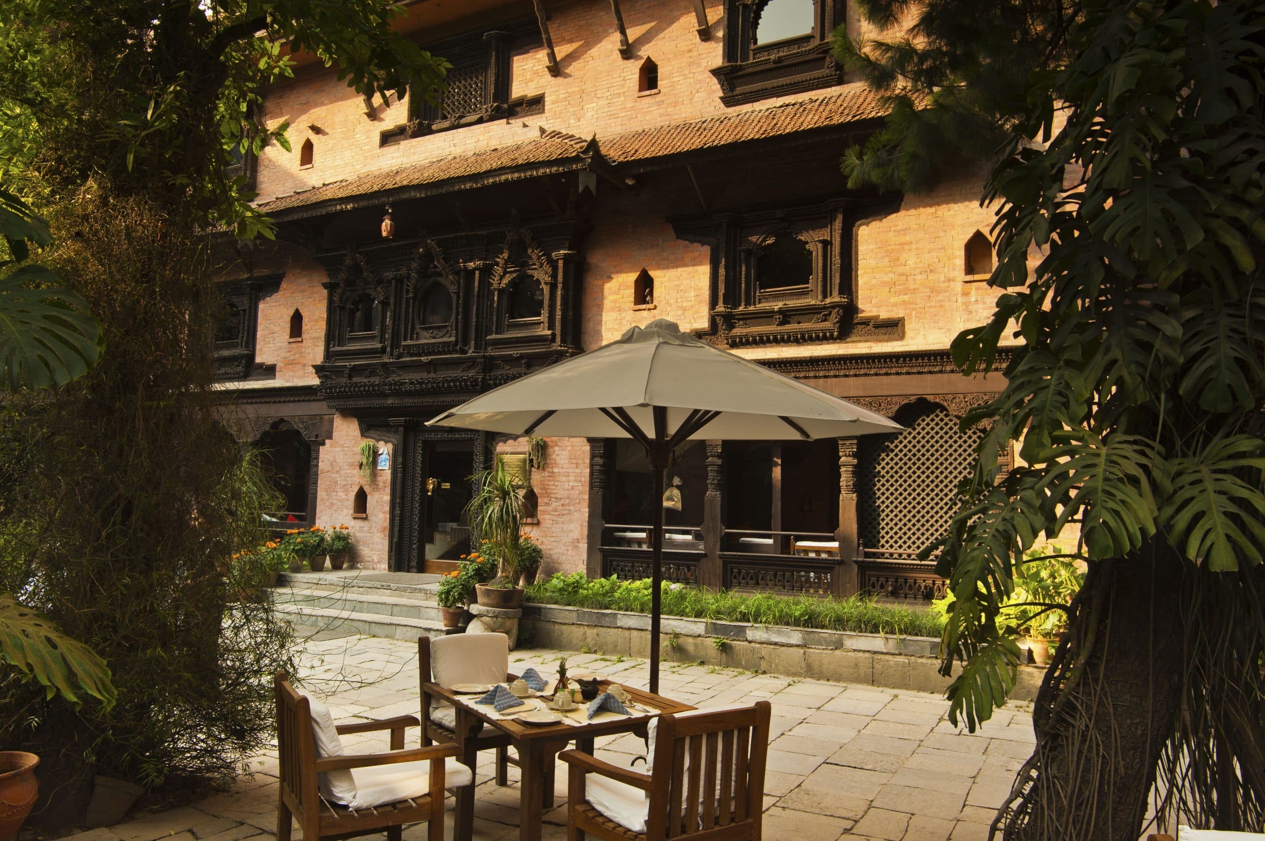 Dwarika hotel in Kathmandu, Nepal.