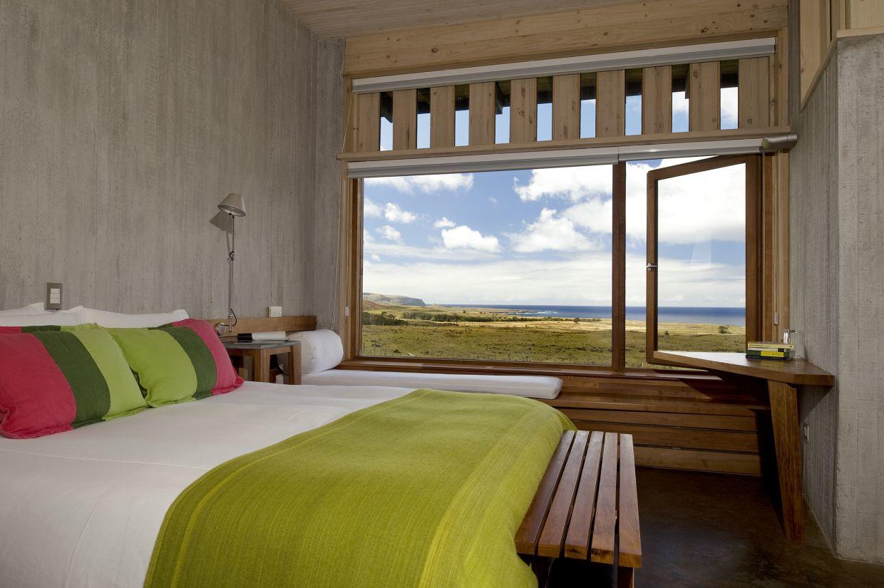 Hotel Explora Rapa Nui Chili Ile de Pâques chambre de l'hôtel