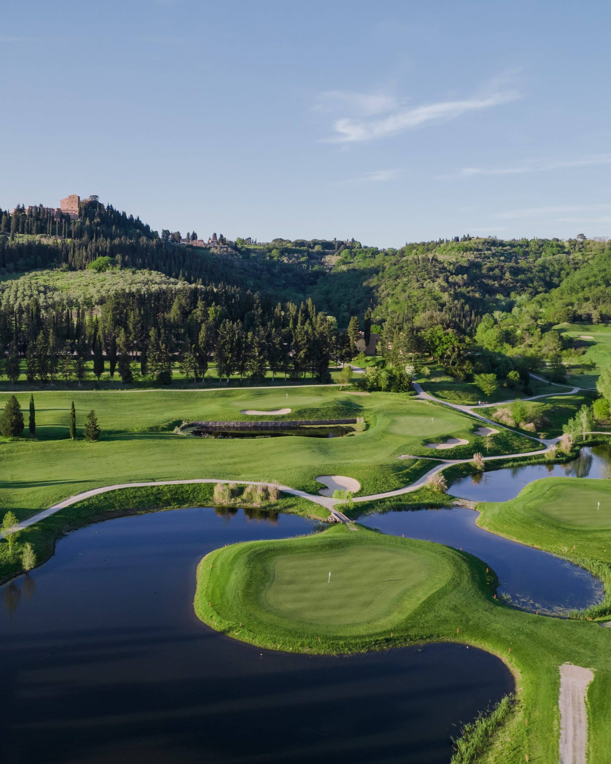 Castelfalfi Italie parcours de golf