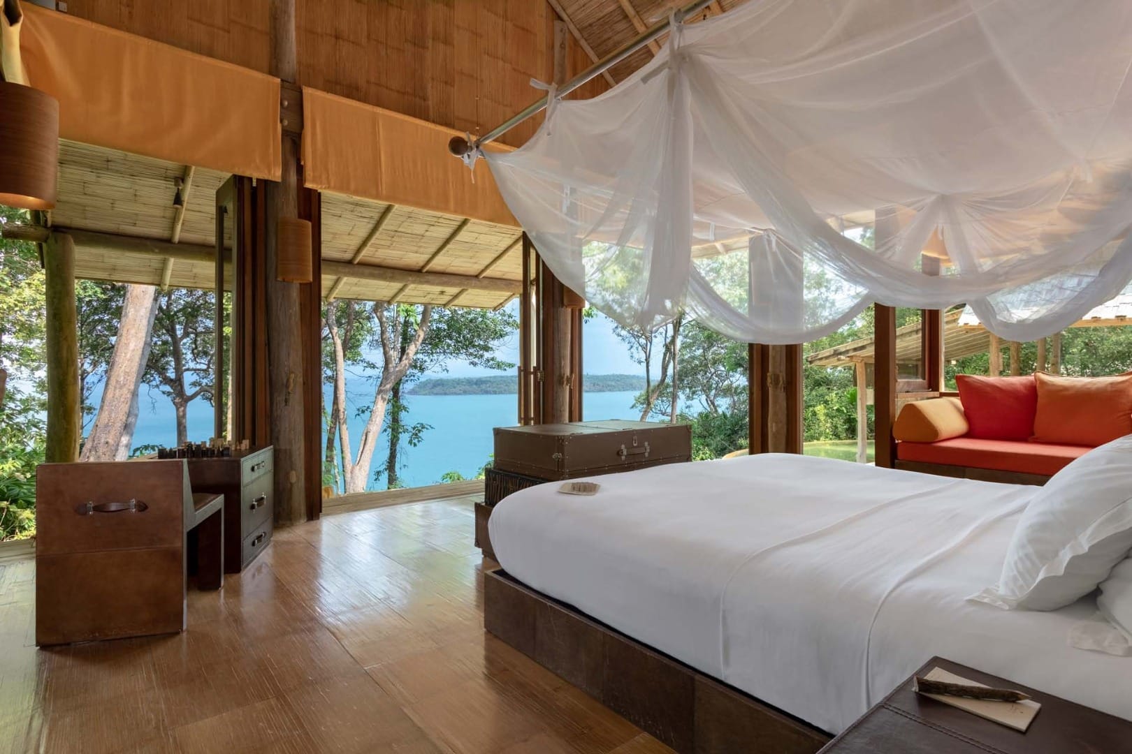 Soneva Kiri Resort Thaïlande chambre de villa avec vue sur l'océan
