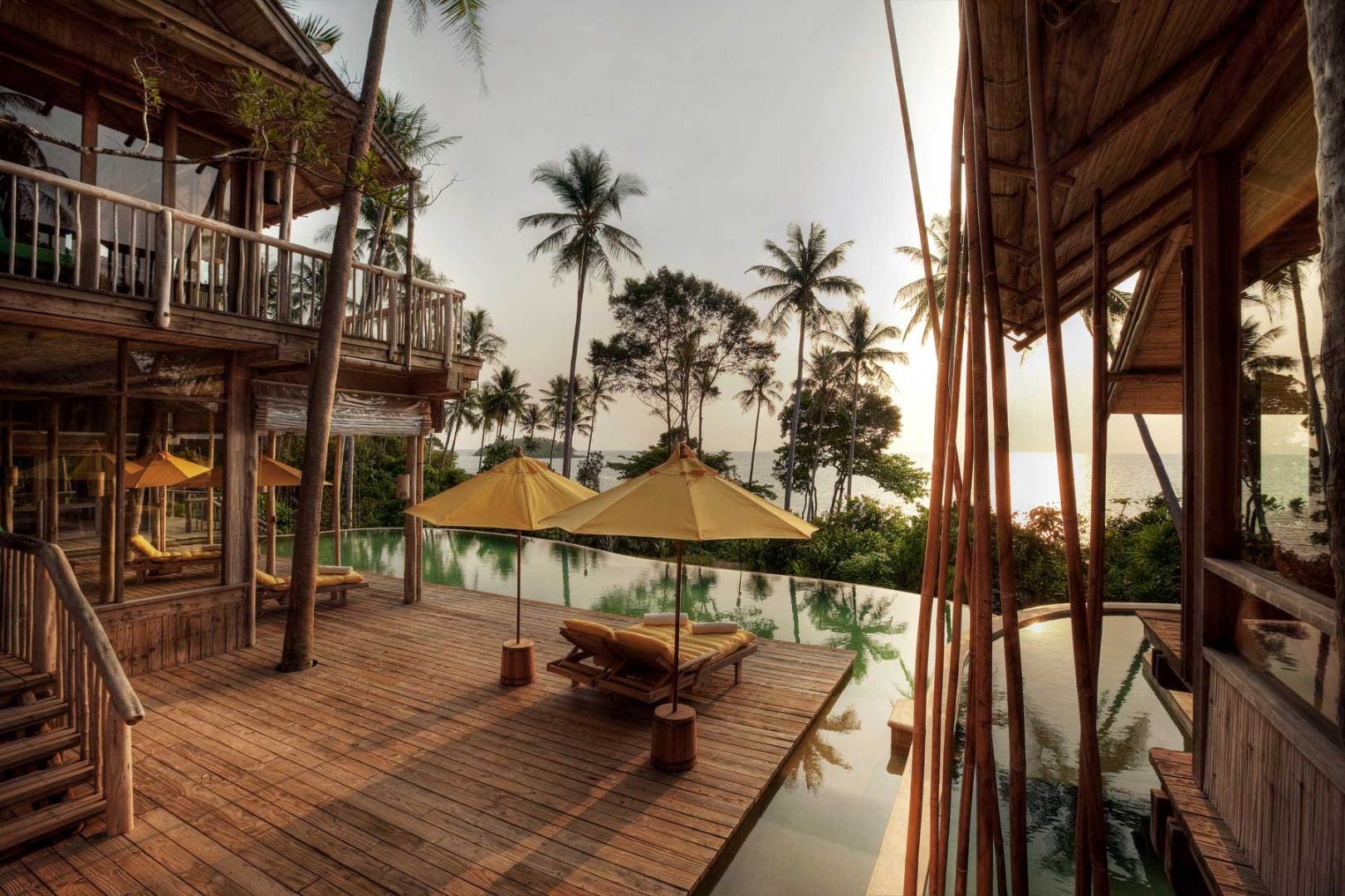 Soneva Kiri Resort Thaïlande espace exterieur de la villa