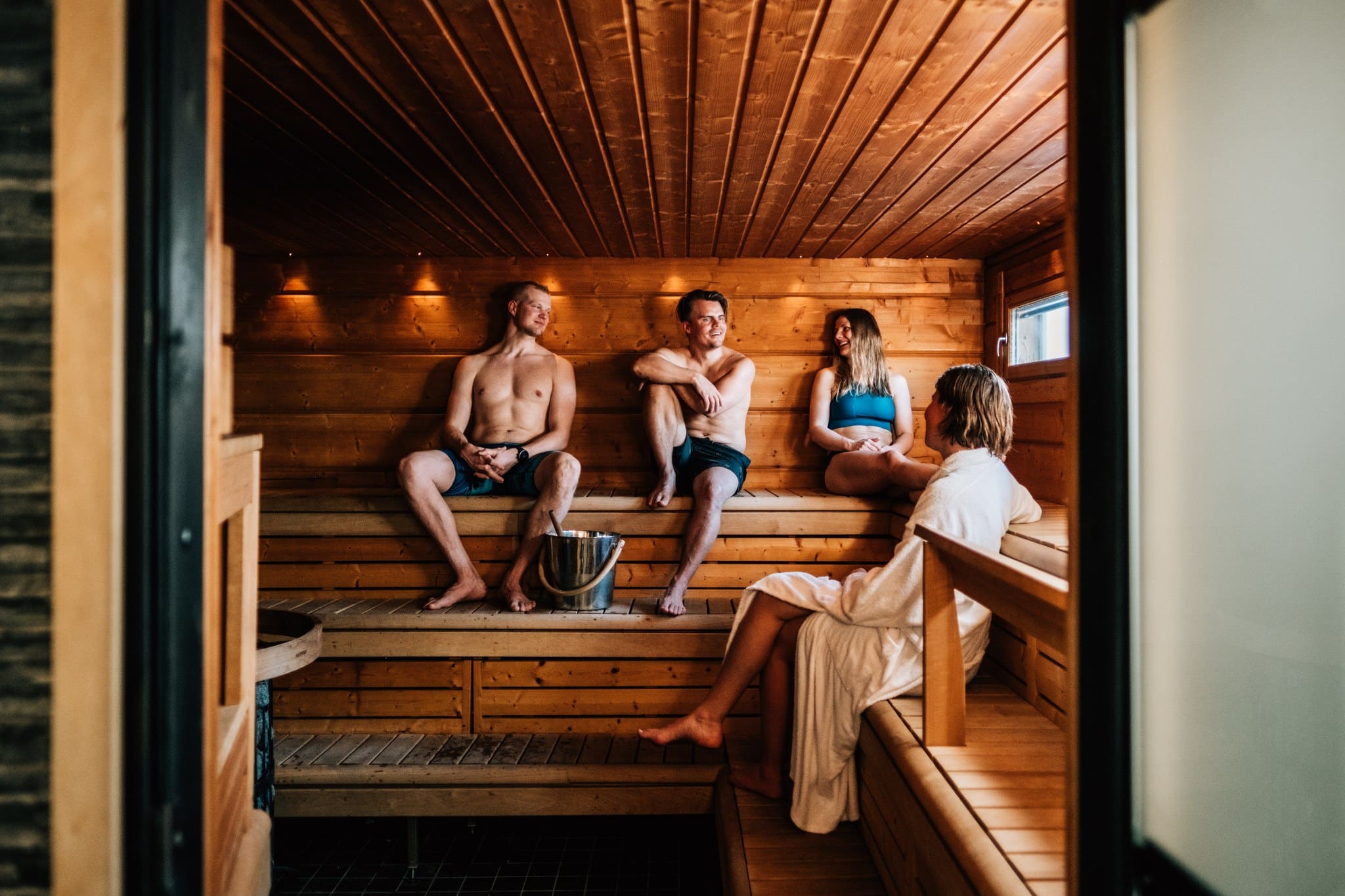Artic Snow Hotel Finlande sauna