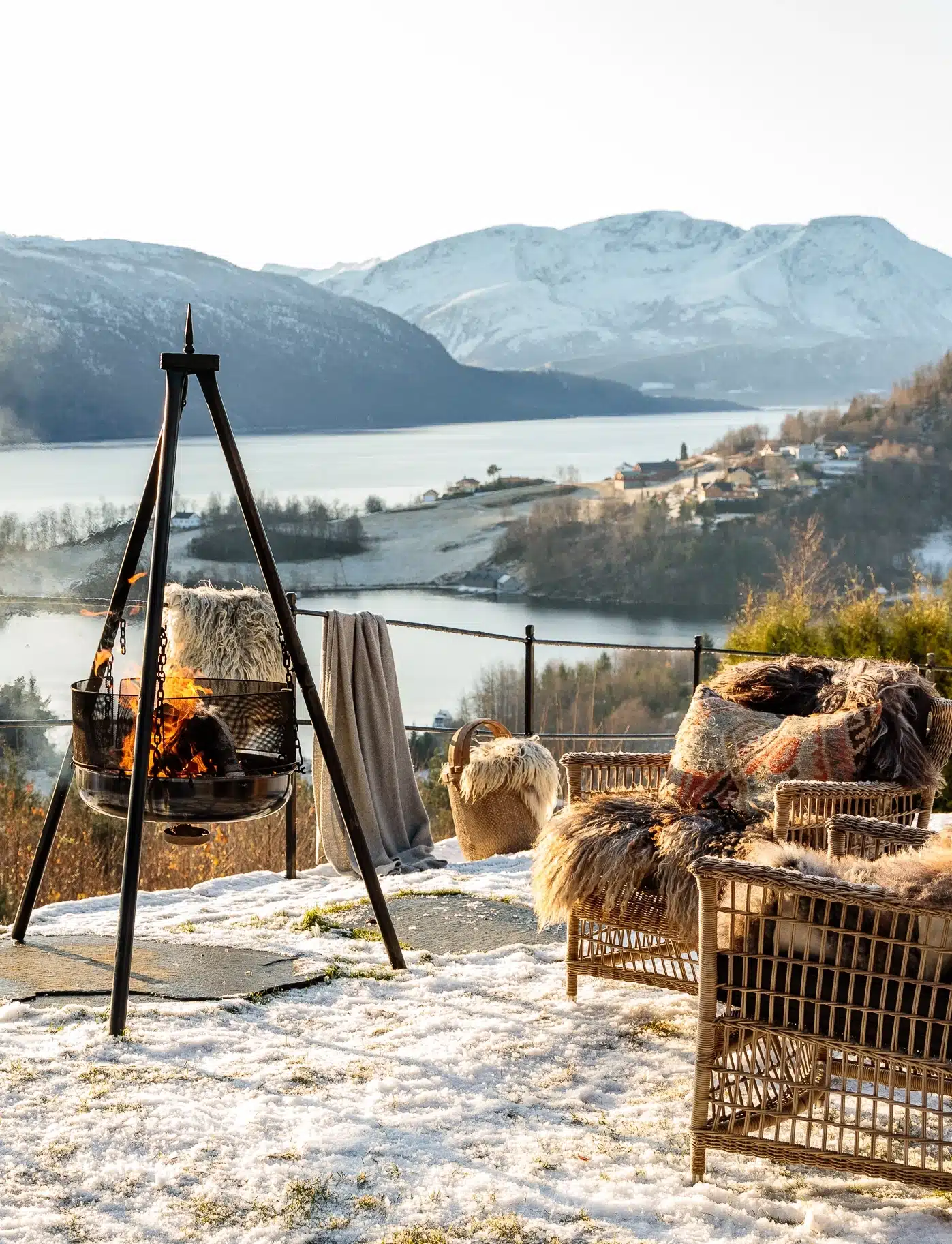 Apéritif scénique au Storfjord Norvège