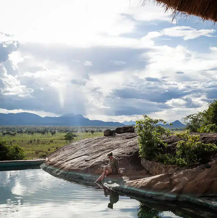 Apoka Safari Lodge Ouganda piscine