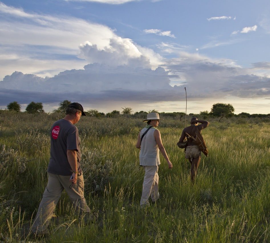 Kalahari plains camp botswana safari à pied