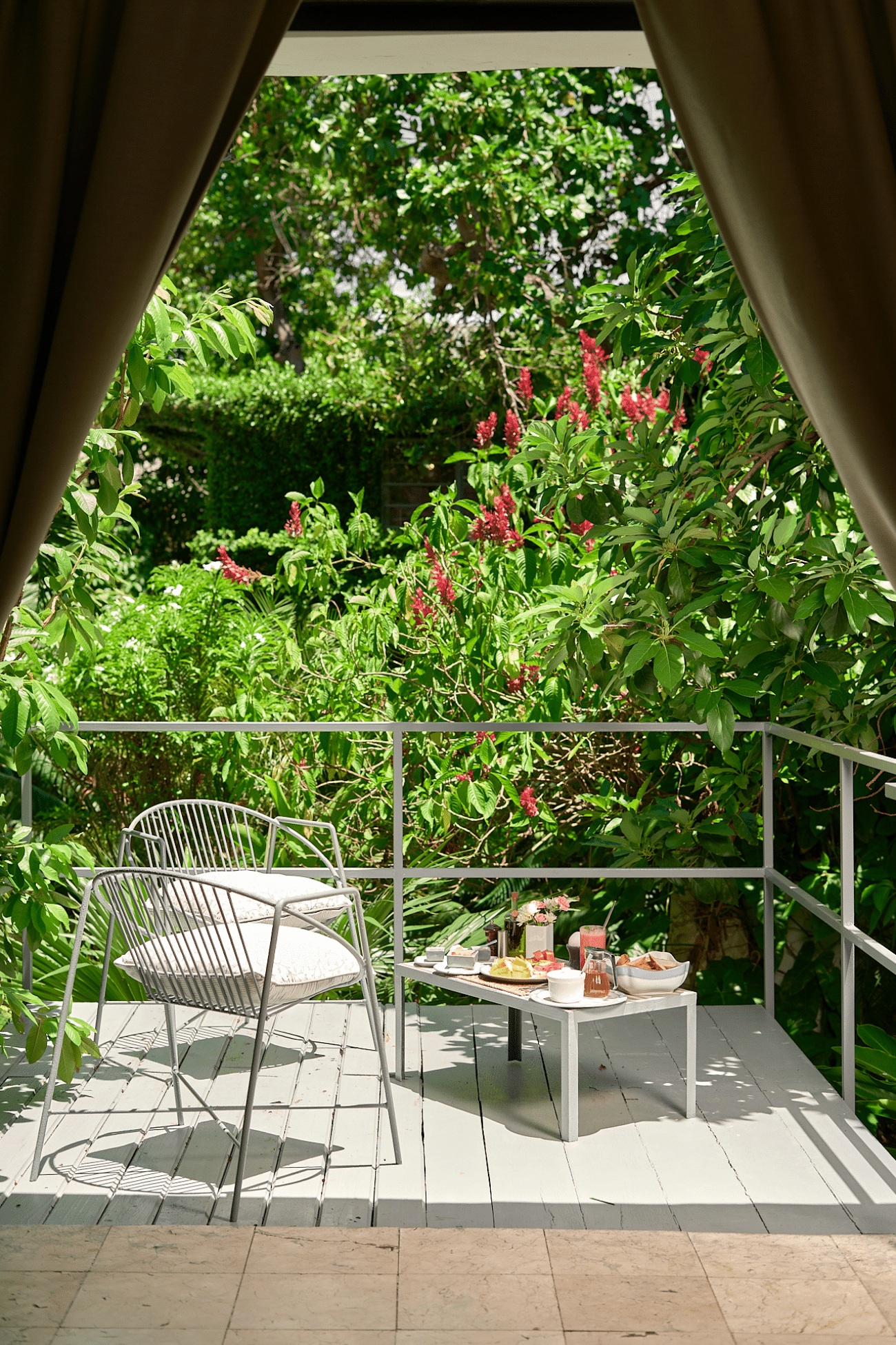 La Reserva Vedado Cuba terrasse depuis la chambre