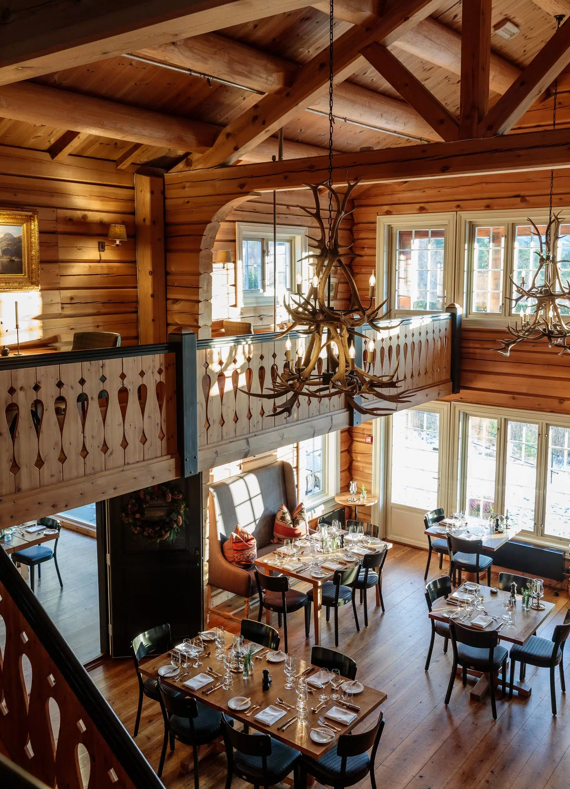 Restaurant chalet Storfjord Norvège