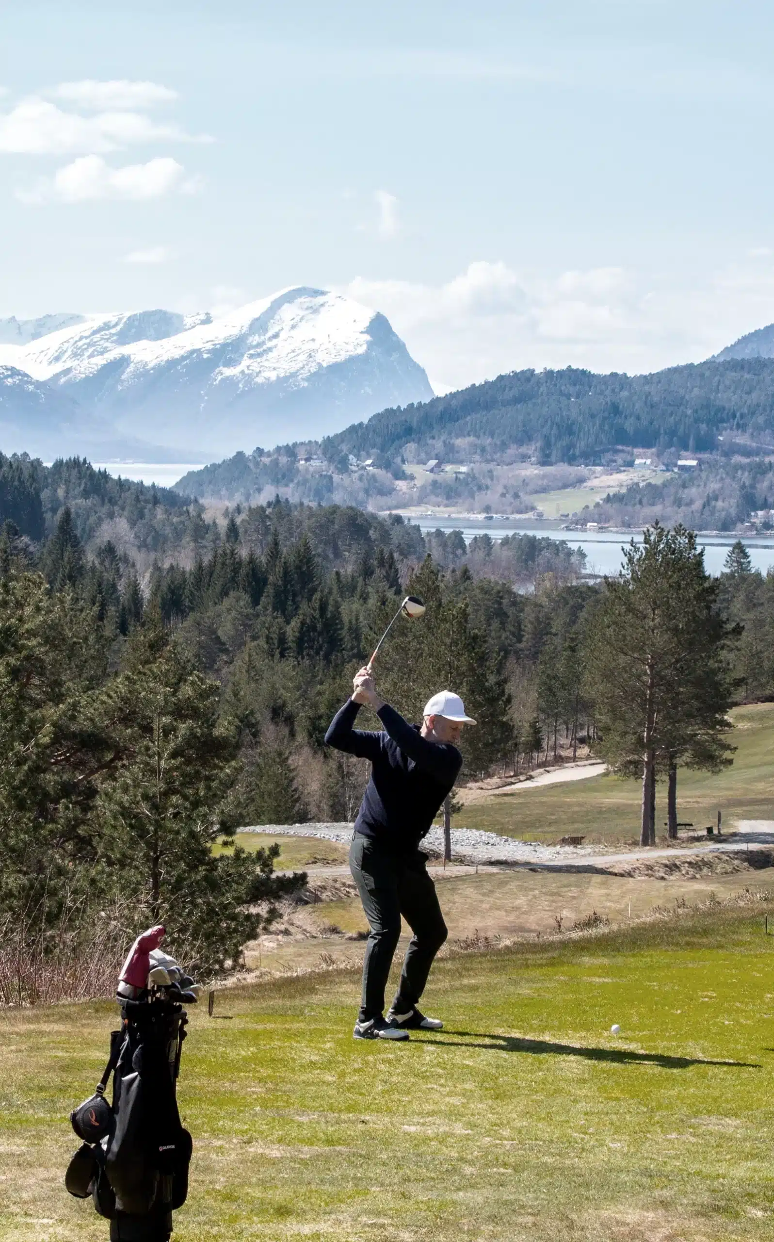 golf fjord Storfjord Norvège