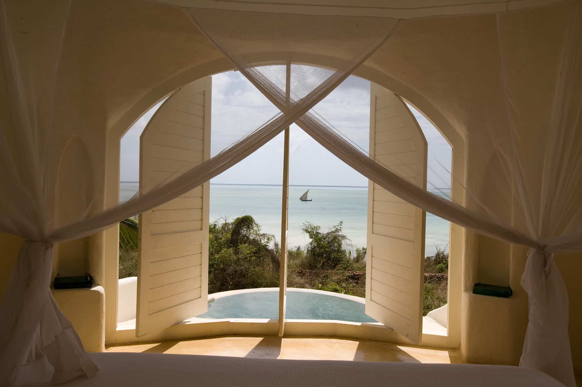 Kilindi Zanzibar vue depuis la chambre