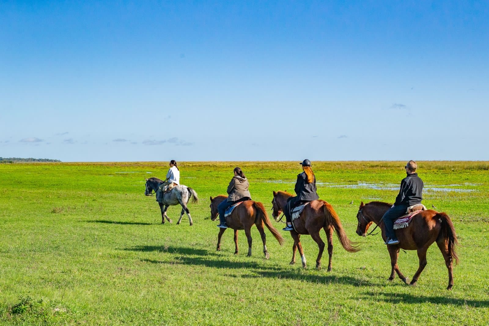 Rincón del Socorro Argentine sortie à cheval