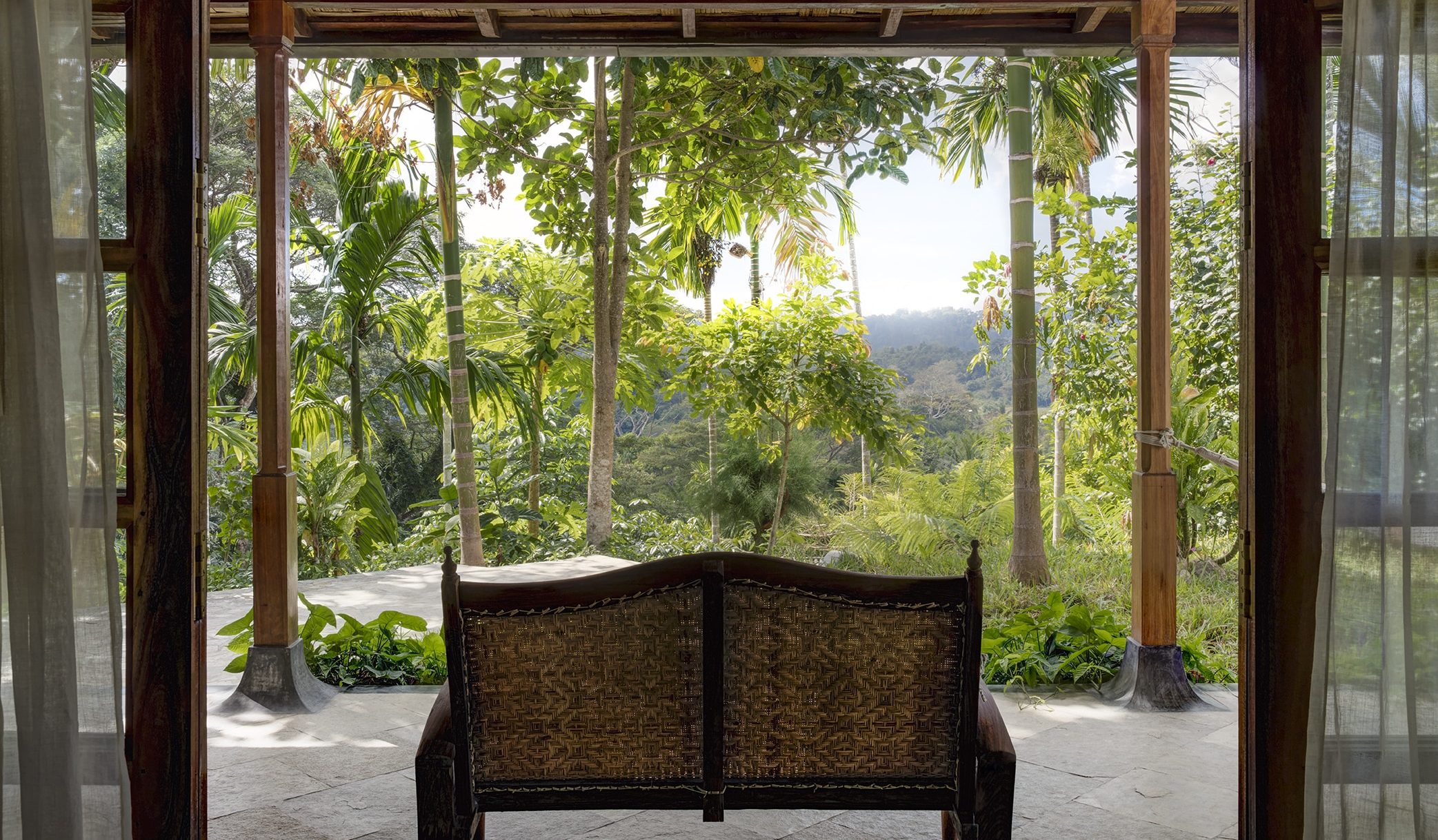 Hotel Jalakara Inde du Sud vue depuis la chambre