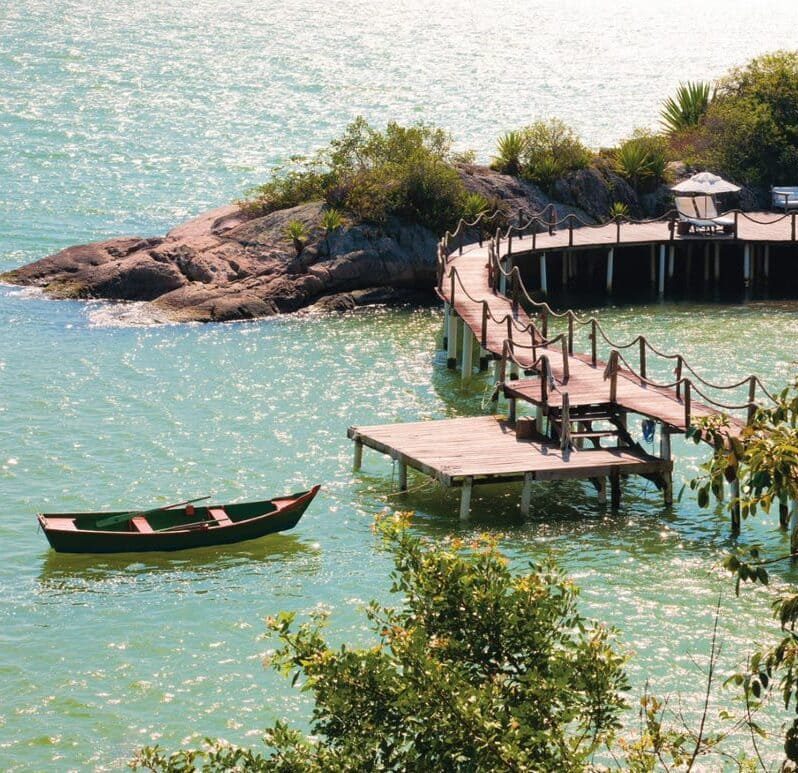 Hotel ponta dos ganchos Brésil jetée