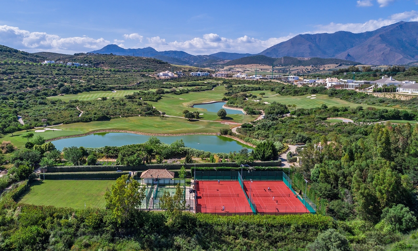 Finca Cortesin Espagne court de tennis