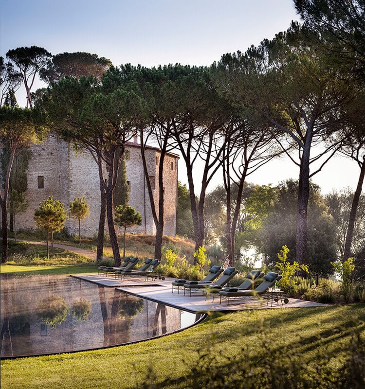 Reschio Hotel Italie piscine