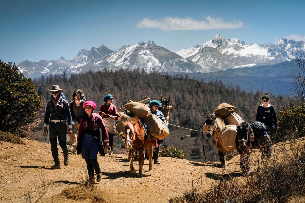 Sur les chemins de la route du thé…trek caravane