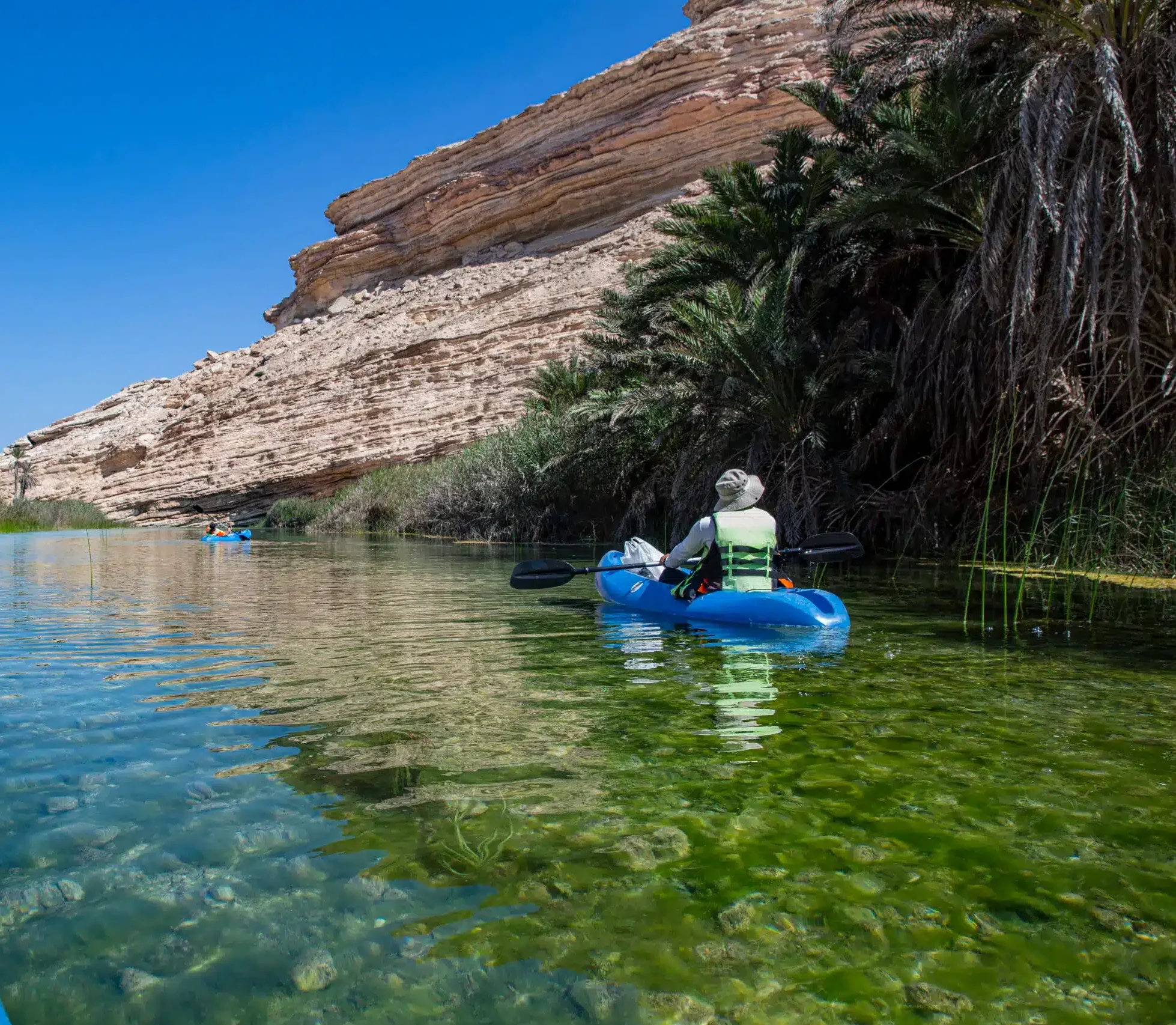 Alila Hinu Bay Oman sortie kayak