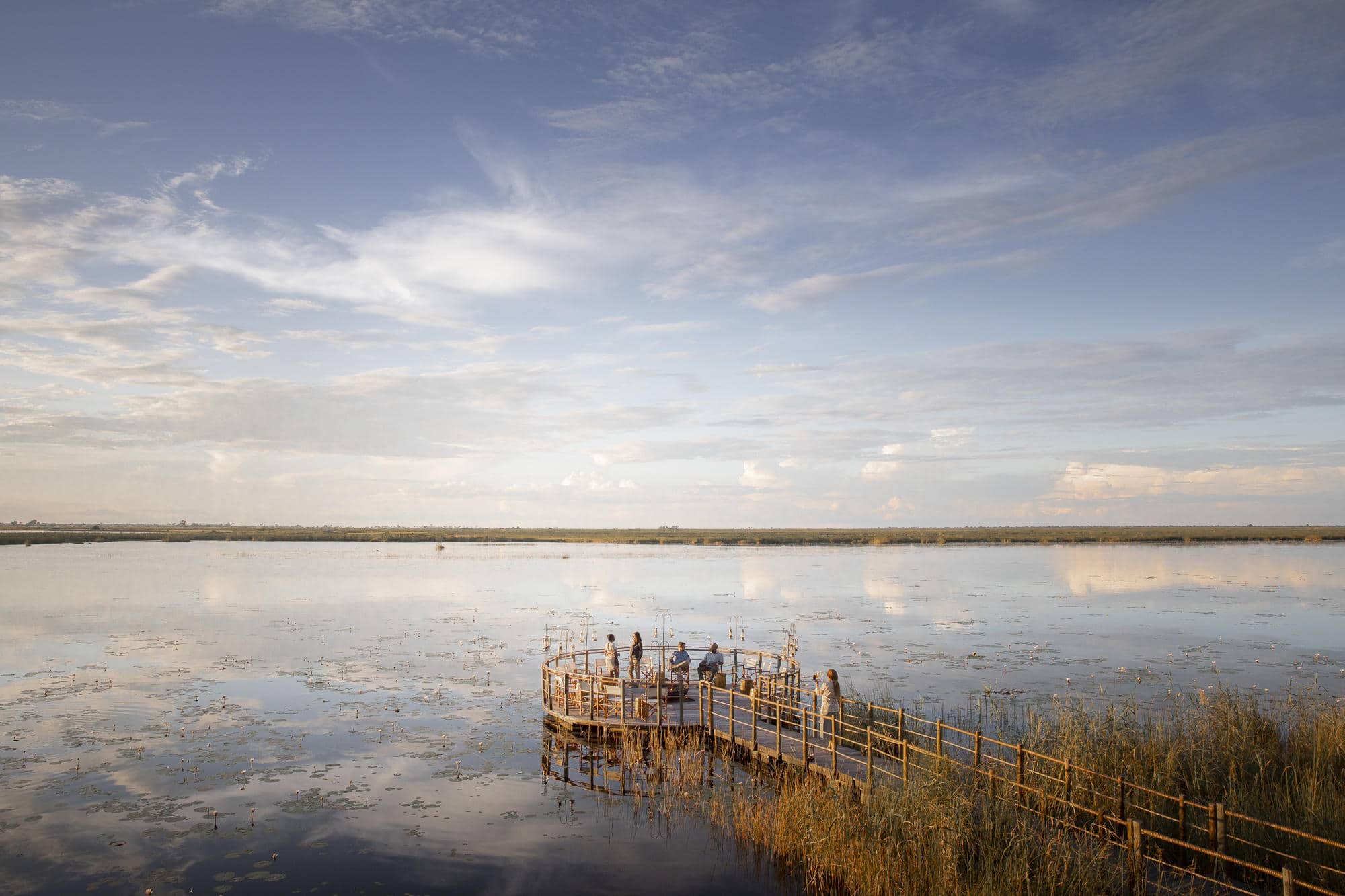 Wilderness DumaTau Botswana ponton